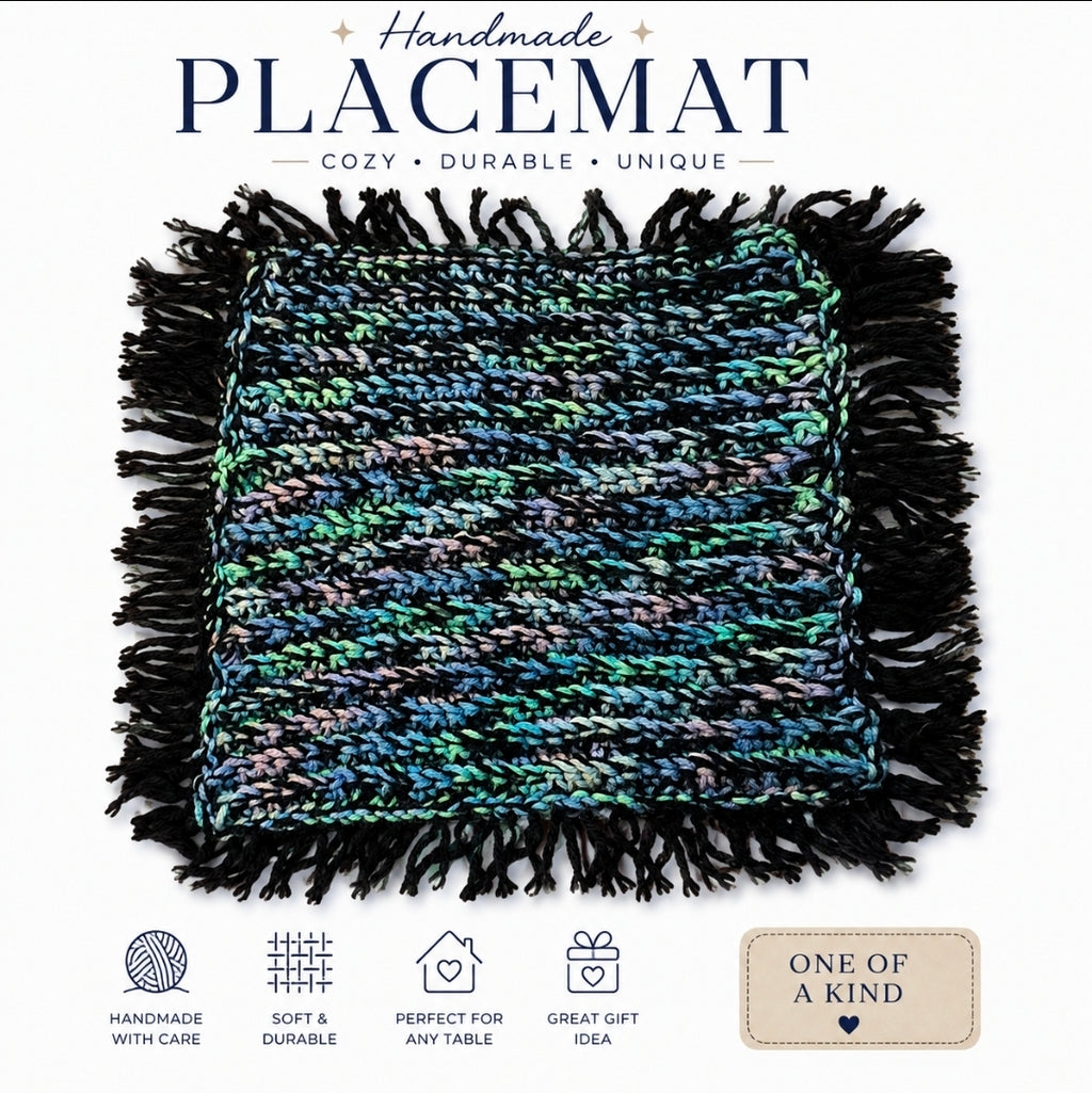 Handmade Fringe Placemat