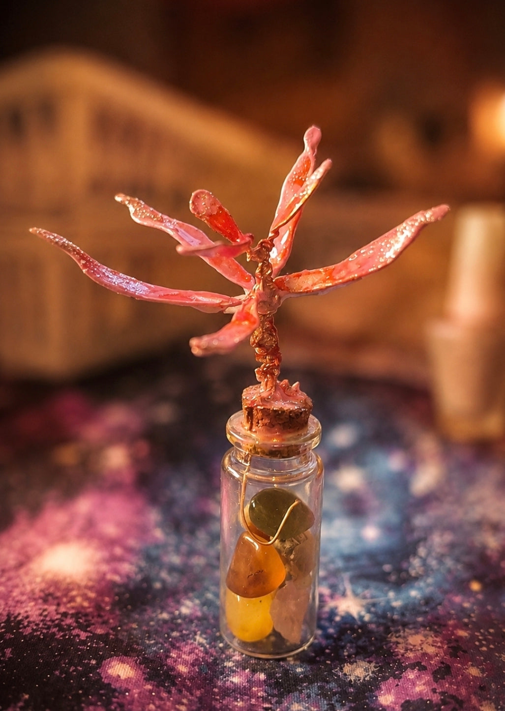 Sakura Blossom Crystal Bottle